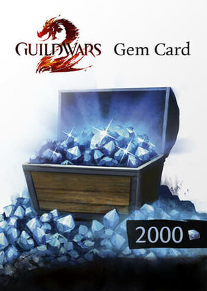 Guild Wars 2: 2000 Gems Card Prepaid CD Key