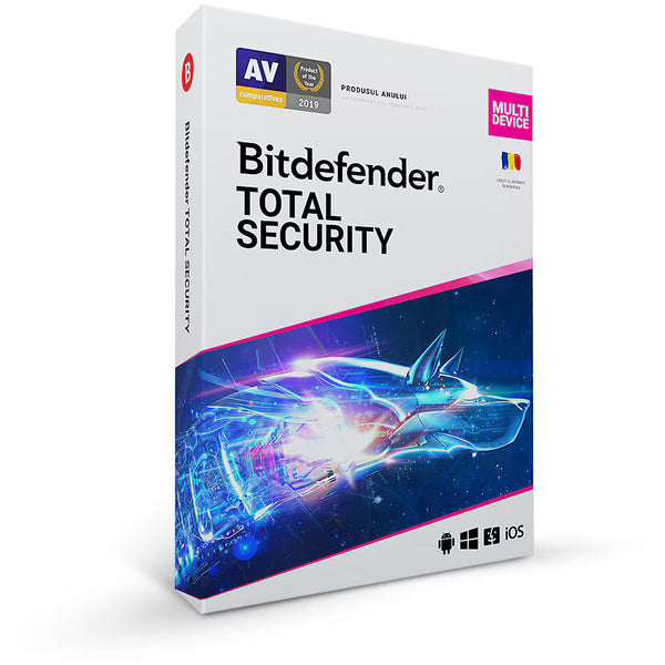 Chave do Bitdefender Total Security 2025 (1 Ano / 5 Dispositivos)