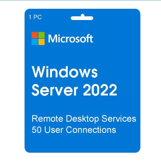 Windows Server 2022 Remote Desktop Services 50 User CAL CD Key