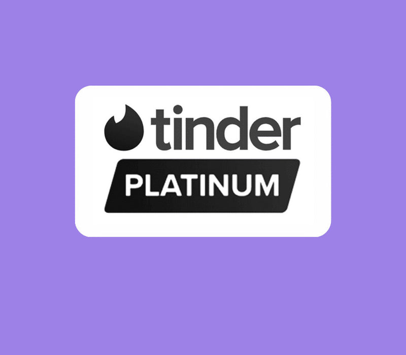 Cheie de abonament Tinder Platinum pentru 1 lună UE