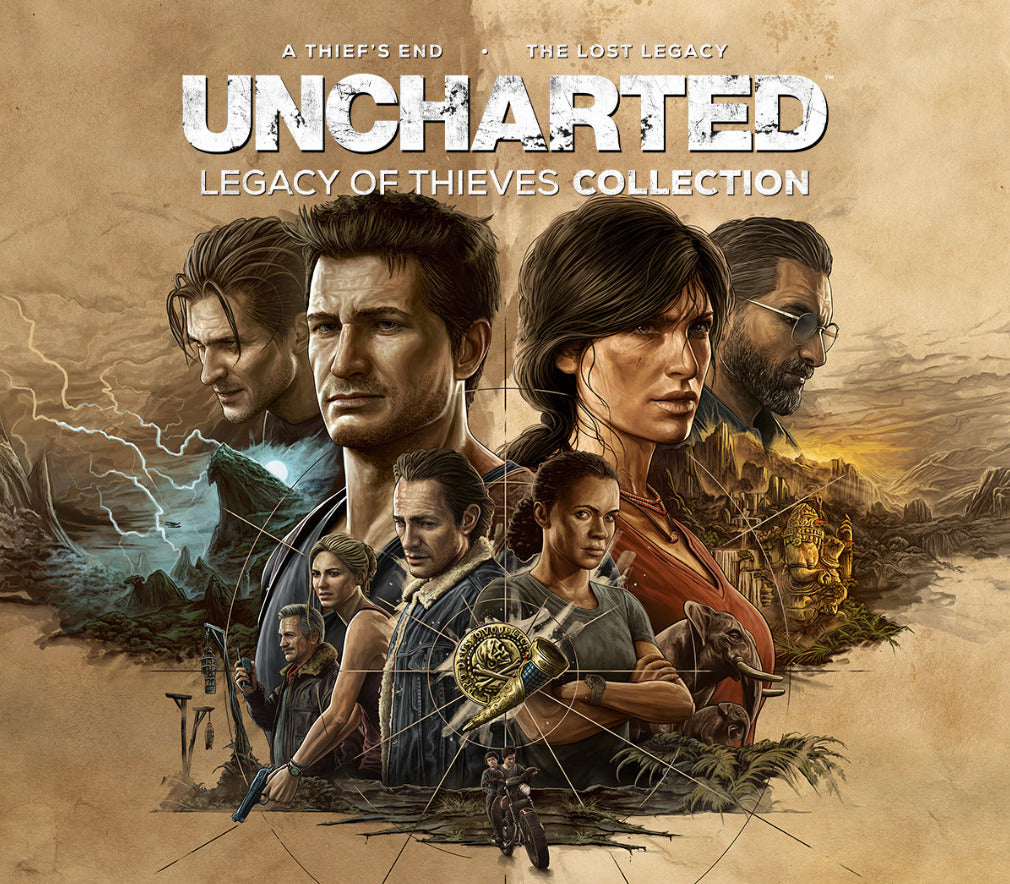Uncharted: Legacy of Thieves Collection Global Steam CD Key digital product cover