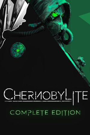Naslovnica 'Chernobylite Complete Edition' sa likom u zeleno-crnoj odeći.