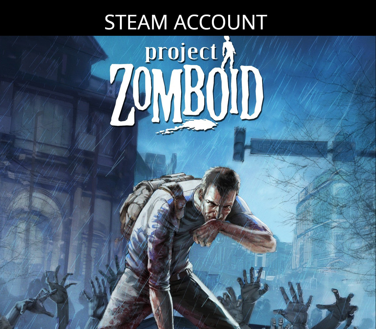 Project Zomboid Steam Account zombie survival simulation game