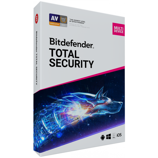 Bitdefender Total Security 2020 - 2019 Key - 5 Devices, 90 Days - RoyalKey