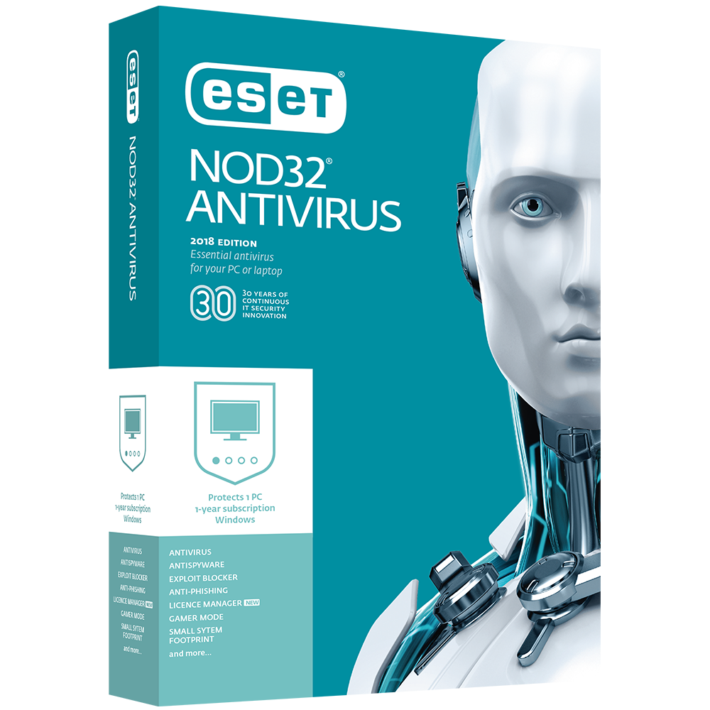 Eset NOD32 Antivirus 180 Days 1 PC Global Key