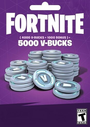 Fortnite - 5000 V-Bucks Epic Games CD Key