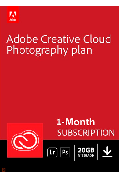 Adobe Photography Plan Subscription 20 GB 1 Month Global Key-1