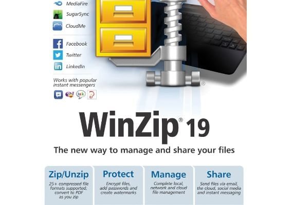 WinZip 19 EN Global Software License CD Key